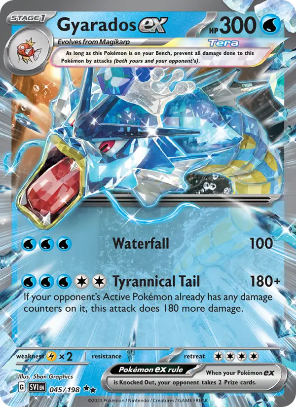 Gyarados ex — Scarlet & Violet card #045