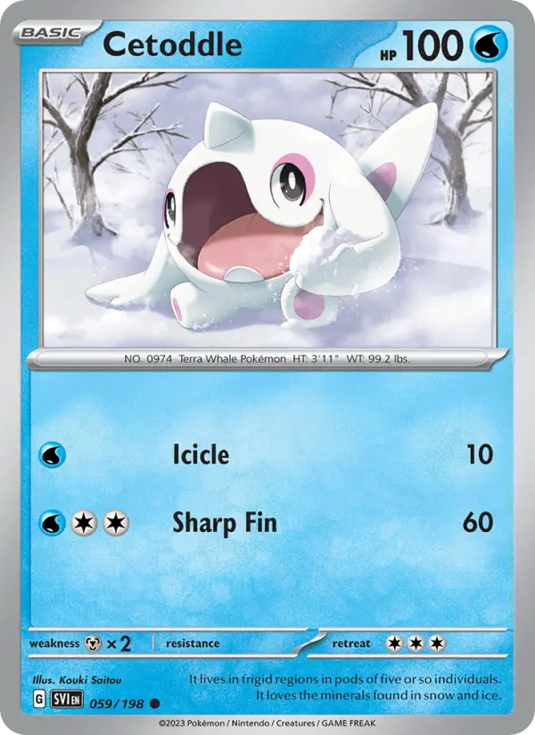 Cetoddle — Scarlet & Violet card #059