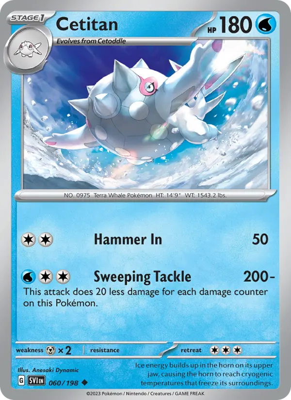 Cetitan — Scarlet & Violet card #060