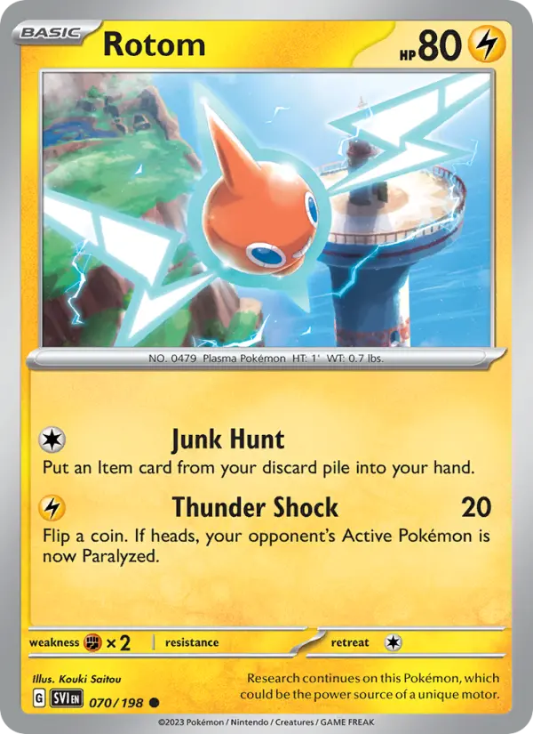 Rotom — Scarlet & Violet card #070