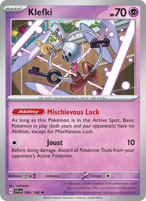 Klefki — Scarlet & Violet card #096