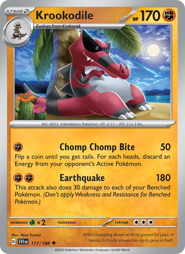 Krookodile — Scarlet & Violet card #117
