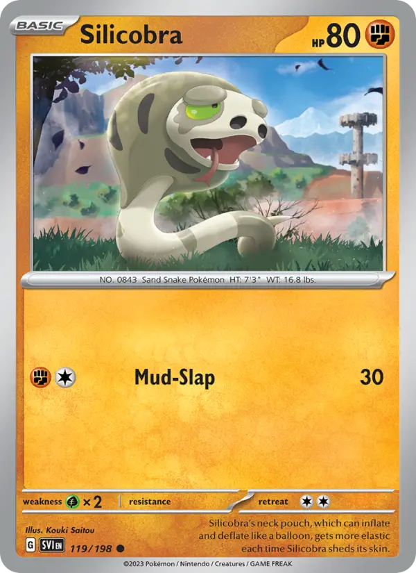 Silicobra — Scarlet & Violet card #119