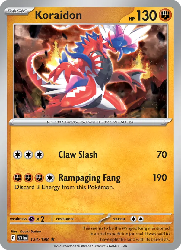 Koraidon — Scarlet & Violet card #124