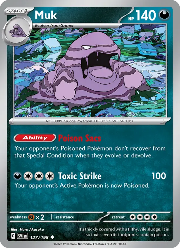 Muk — Scarlet & Violet card #127