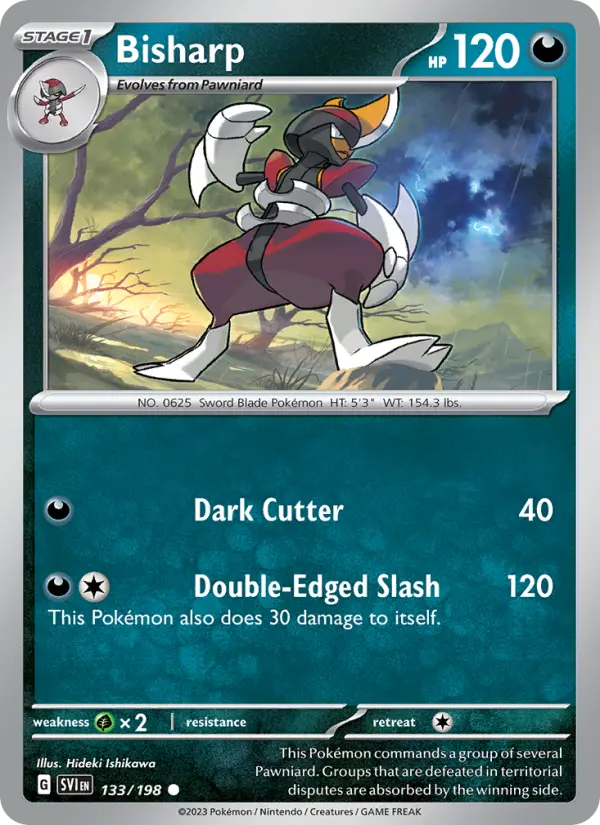 Bisharp — Scarlet & Violet card #133