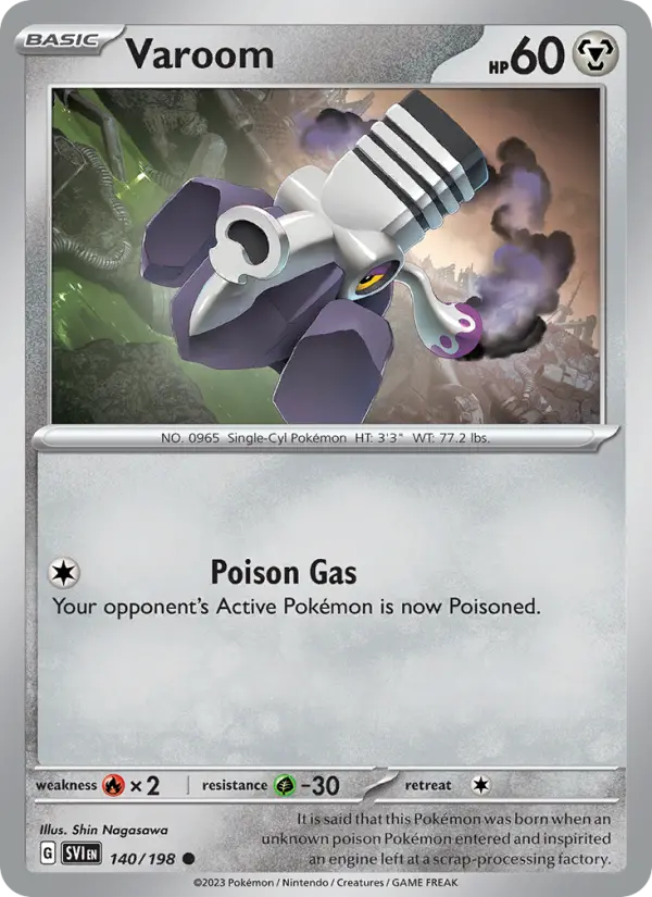 Varoom — Scarlet & Violet card #140