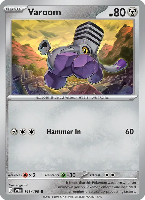 Varoom — Scarlet & Violet card #141