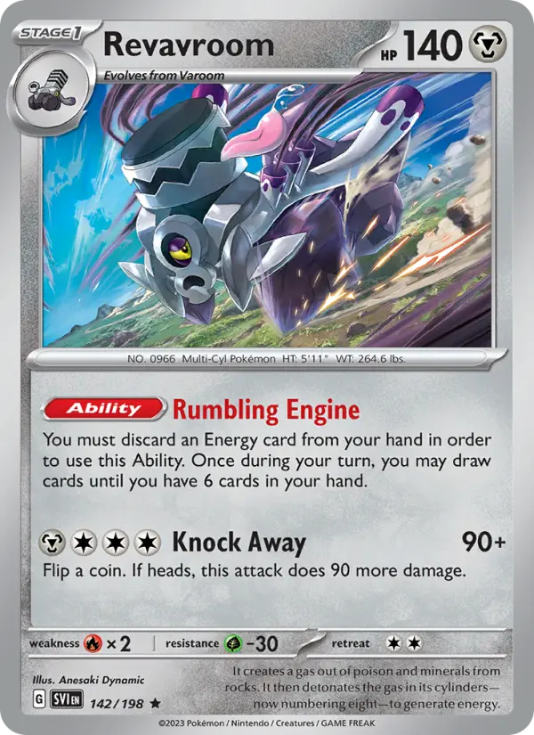 Revavroom — Scarlet & Violet card #142