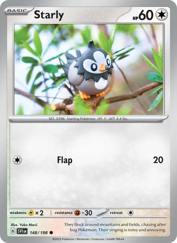 Starly — Scarlet & Violet card #148