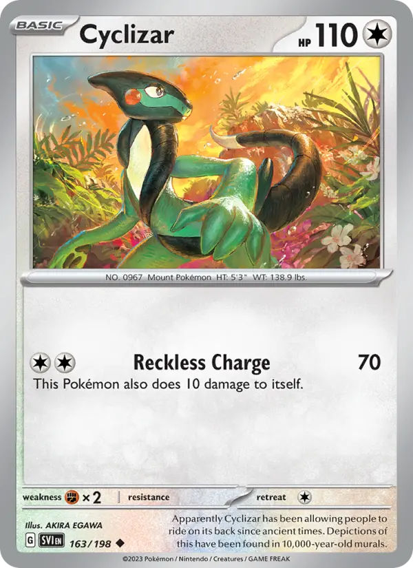 Cyclizar — Scarlet & Violet card #163