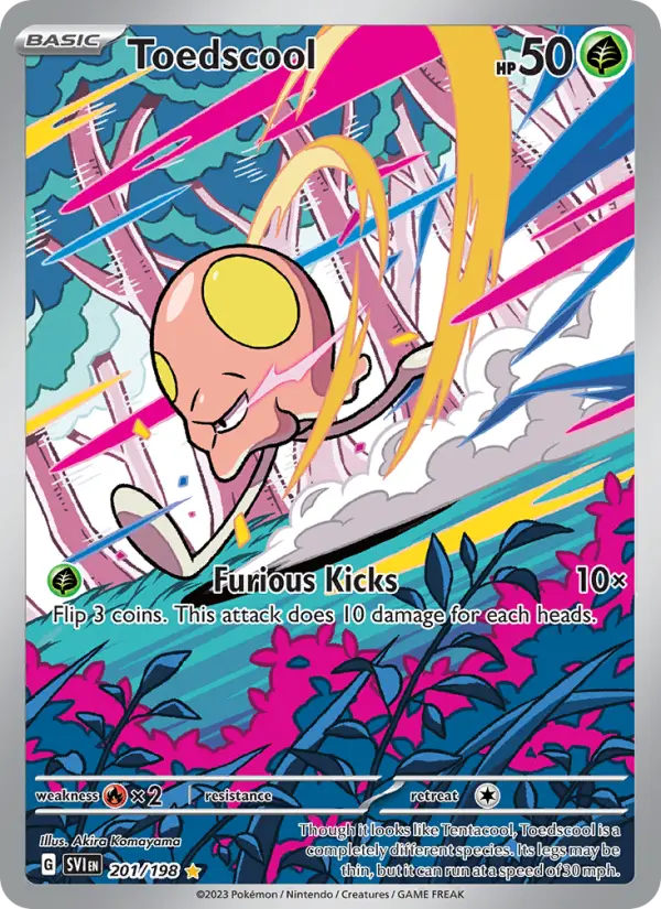Toedscool — Scarlet & Violet card #201
