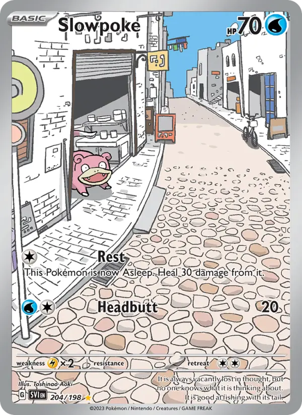 Slowpoke — Scarlet & Violet card #204