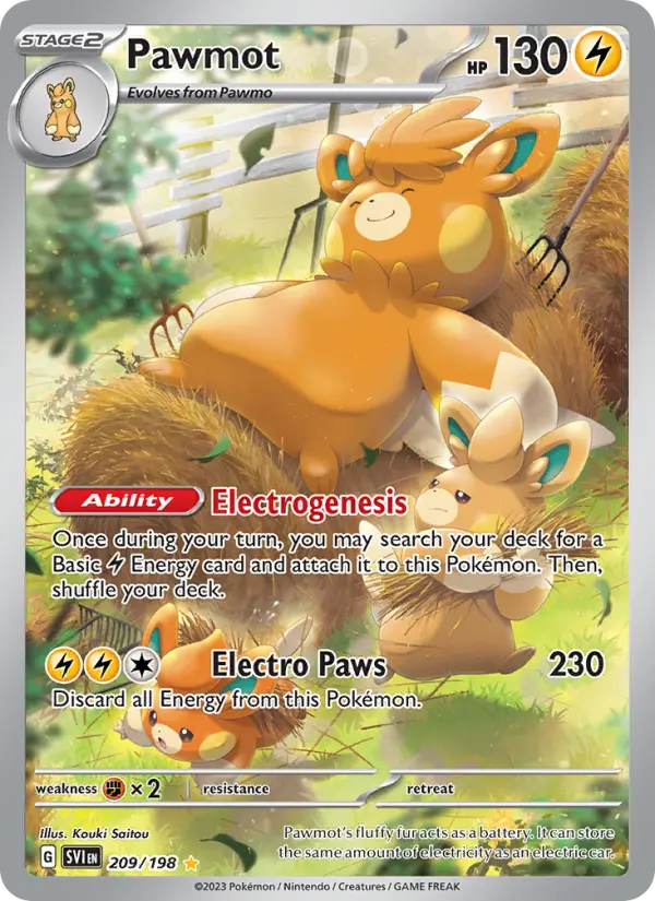 Pawmot — Scarlet & Violet card #209