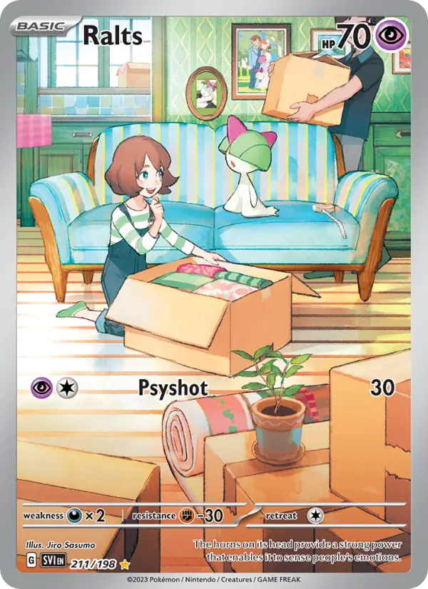 Ralts — Scarlet & Violet card #211