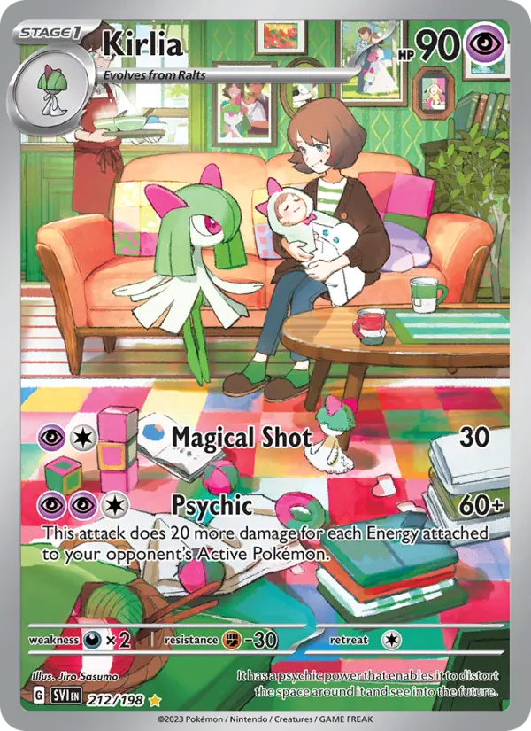 Kirlia — Scarlet & Violet card #212