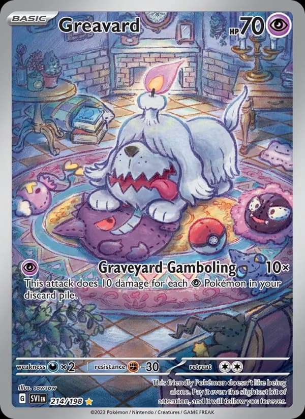 Greavard — Scarlet & Violet card #214