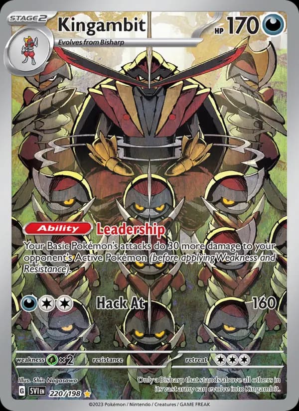 Kingambit — Scarlet & Violet card #220