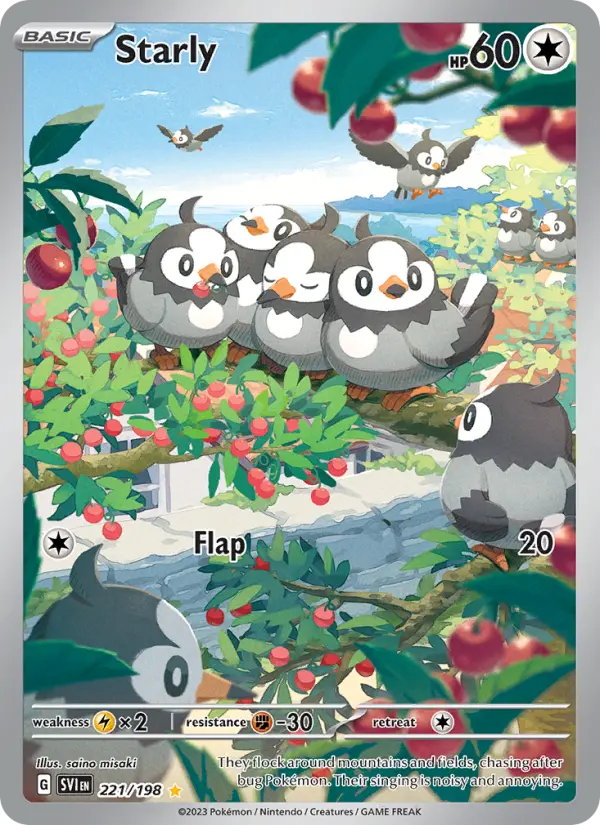 Starly — Scarlet & Violet card #221