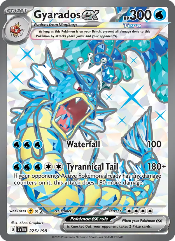 Gyarados ex — Scarlet & Violet card #225