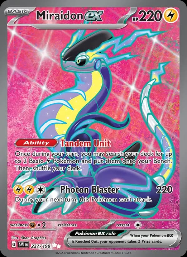 Miraidon ex — Scarlet & Violet card #227
