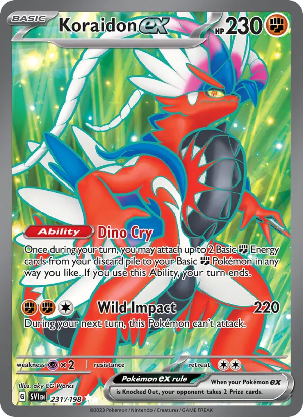 Koraidon ex — Scarlet & Violet card #231