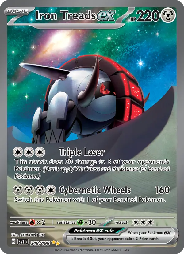 Iron Treads ex — Scarlet & Violet card #248