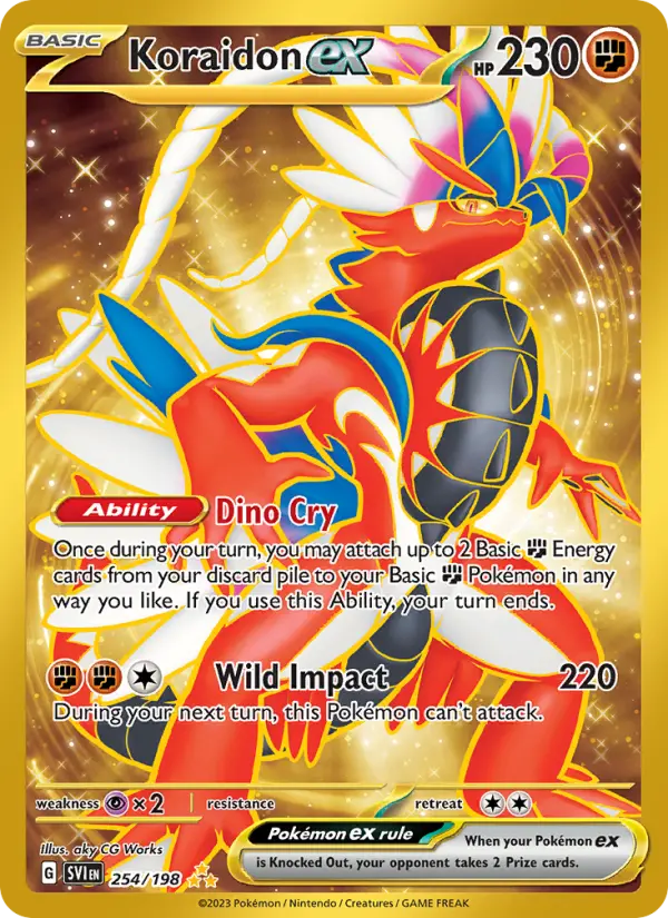 Koraidon ex — Scarlet & Violet card #254