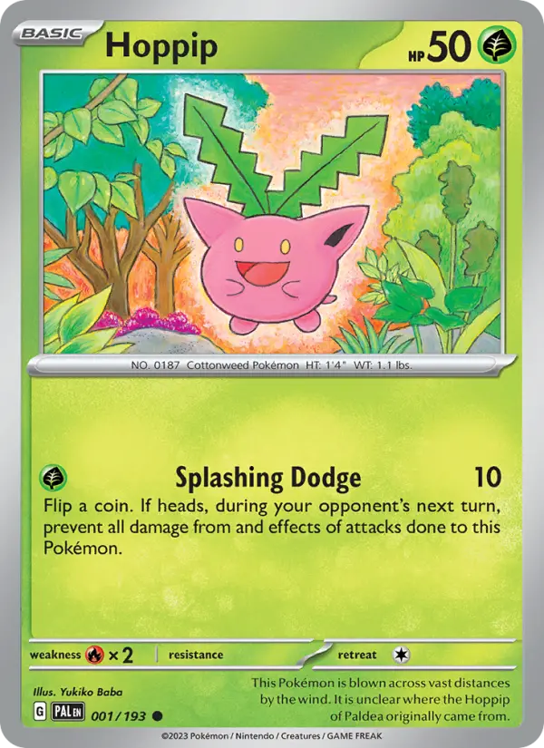 Hoppip — Paldea Evolved card #001