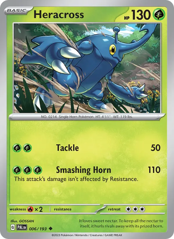 Heracross — Paldea Evolved card #006