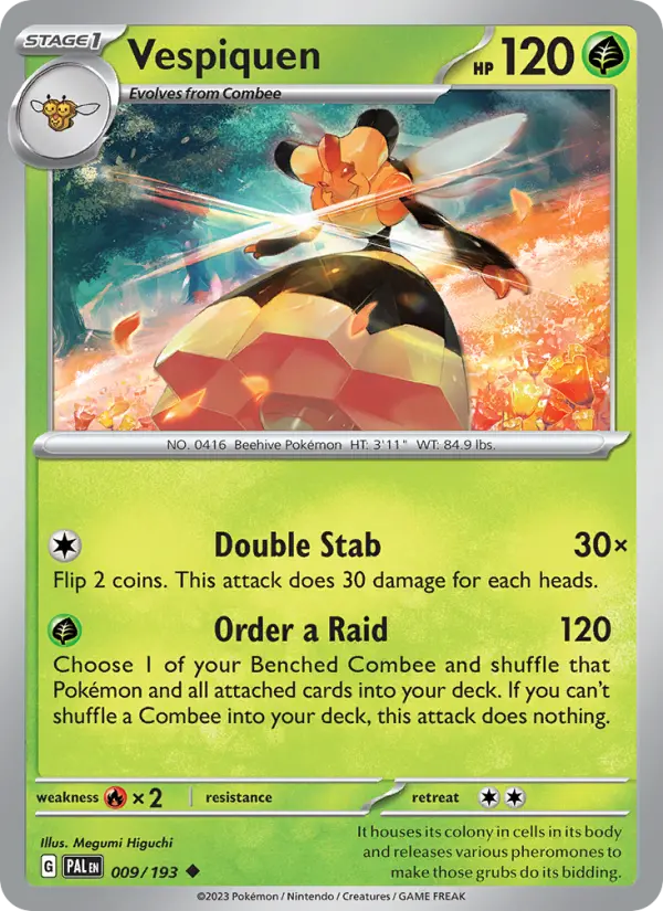 Vespiquen — Paldea Evolved card #009