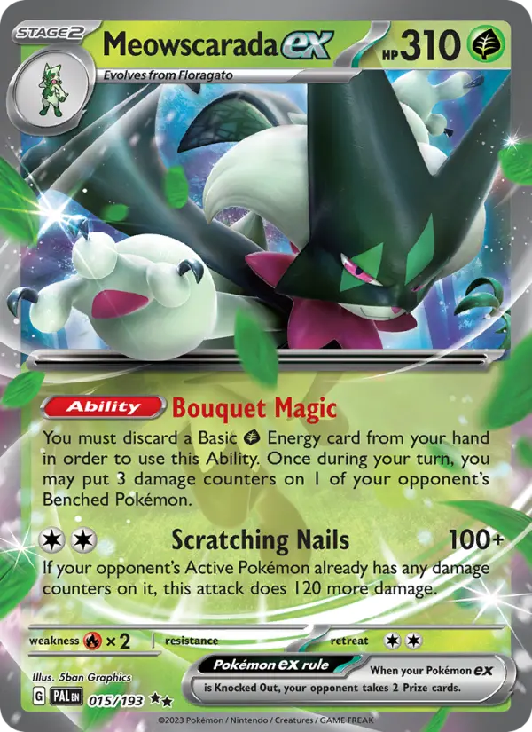 Meowscarada ex — Paldea Evolved card #015