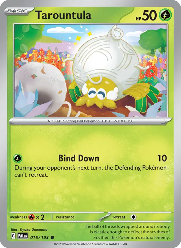 Tarountula — Paldea Evolved card #016