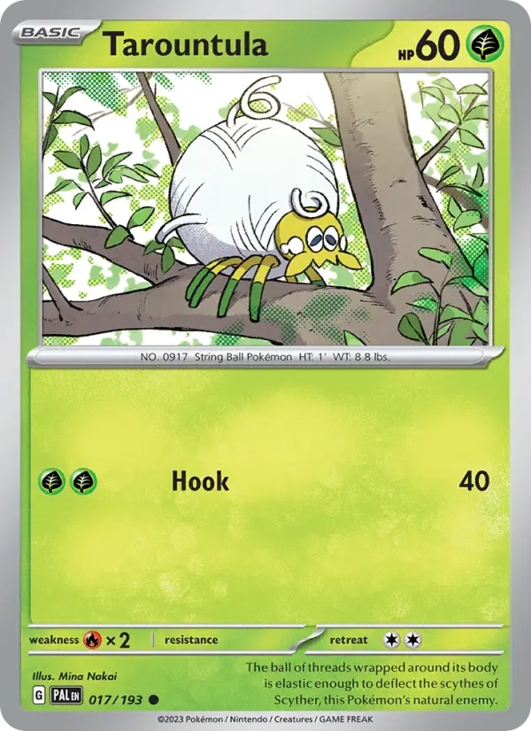 Tarountula — Paldea Evolved card #017