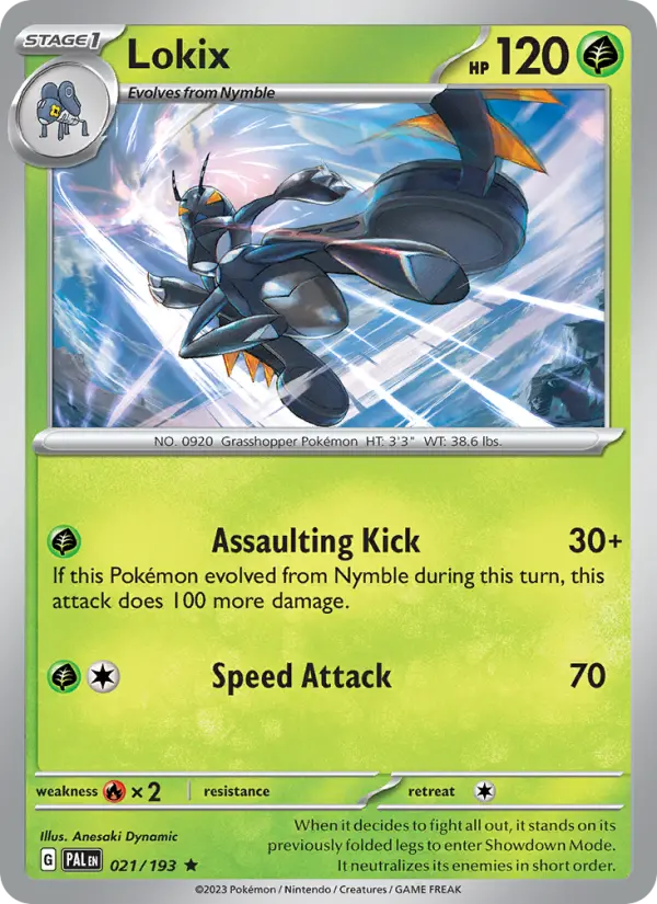 Lokix — Paldea Evolved card #021