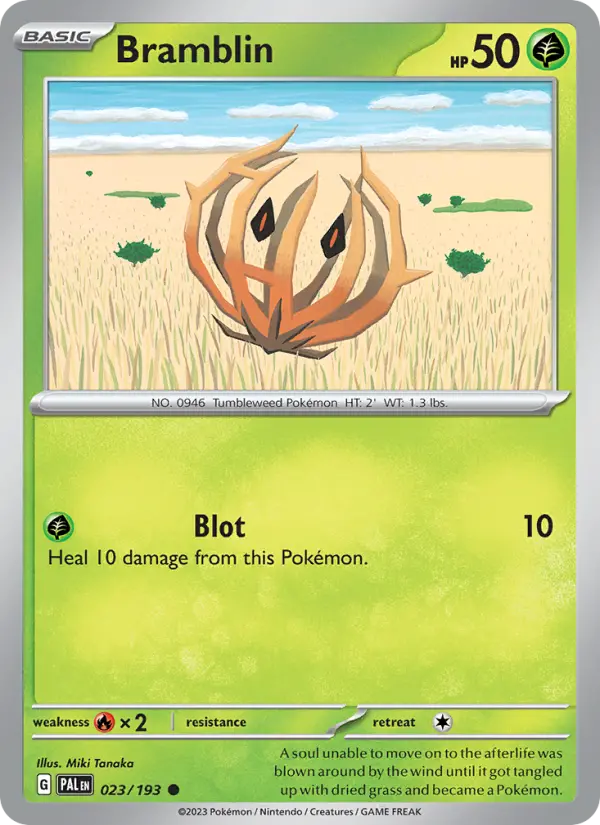 Bramblin — Paldea Evolved card #023
