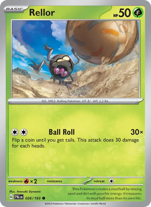 Rellor — Paldea Evolved card #026