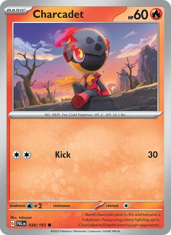 Charcadet — Paldea Evolved card #038