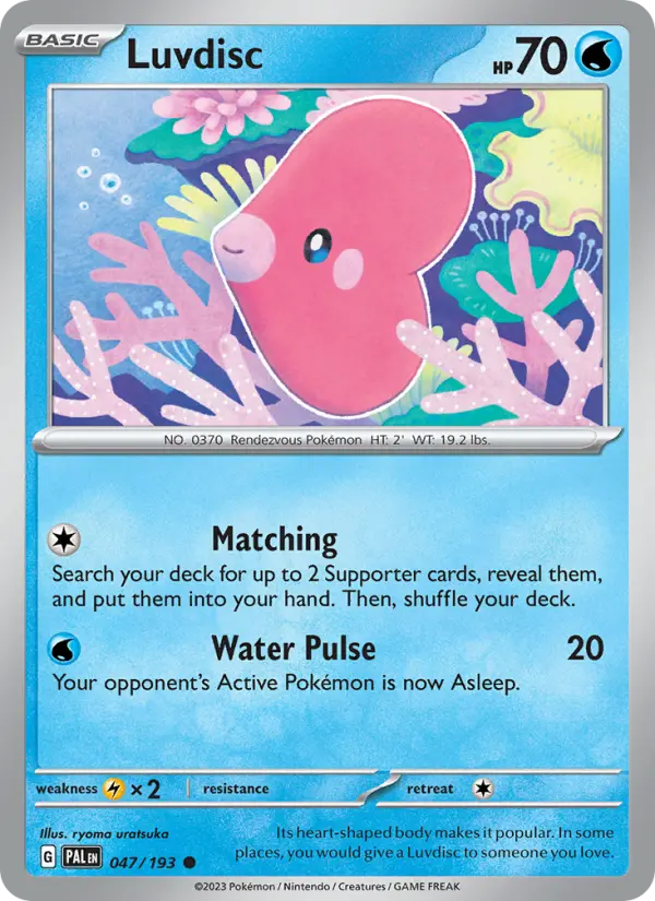 Luvdisc — Paldea Evolved card #047