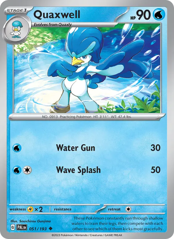 Quaxwell — Paldea Evolved card #051