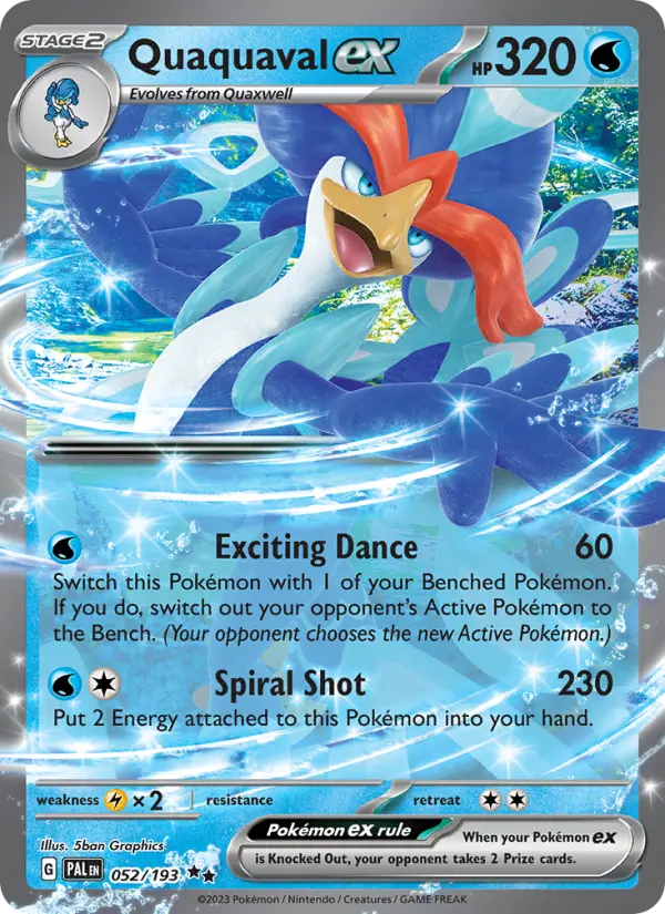 Quaquaval ex — Paldea Evolved card #052