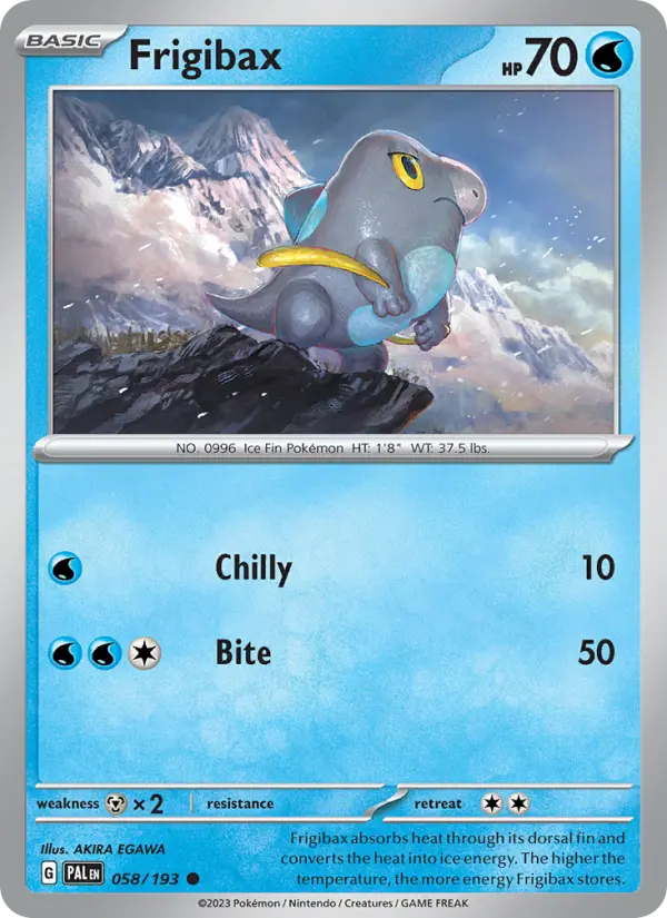 Frigibax — Paldea Evolved card #058