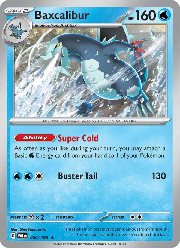 Baxcalibur — Paldea Evolved card #060