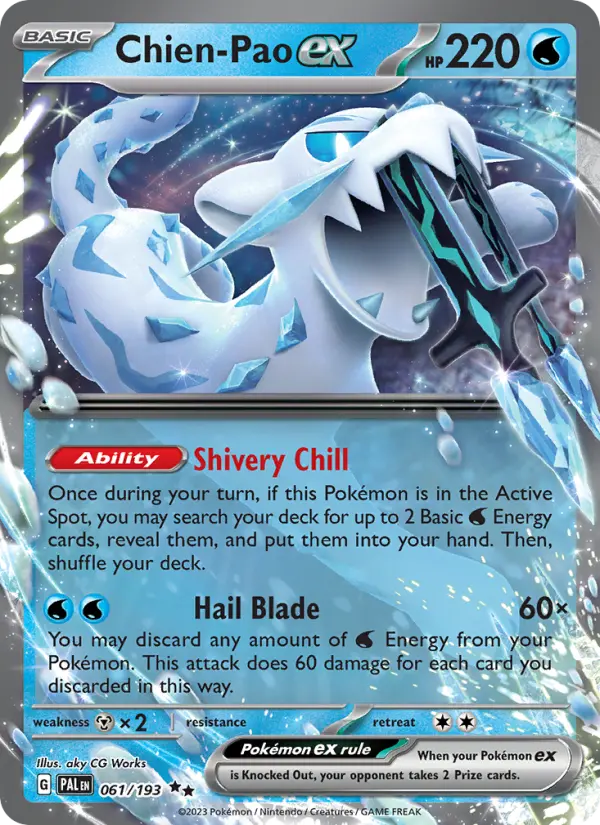 Chien-Pao ex — Paldea Evolved card #061