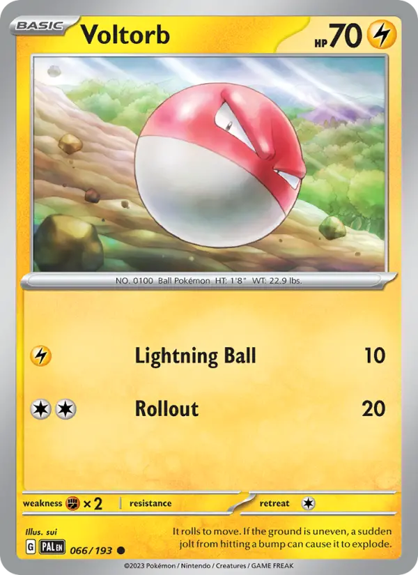 Voltorb — Paldea Evolved card #066