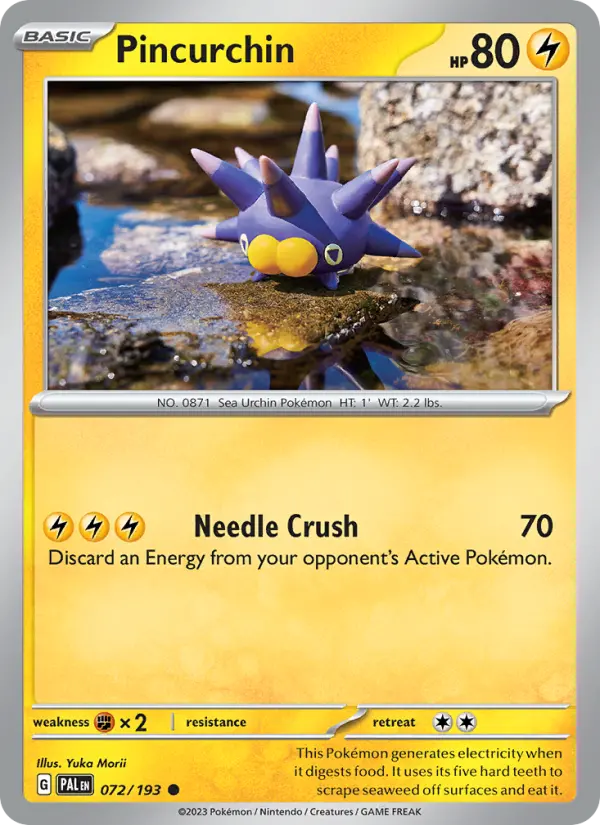 Pincurchin — Paldea Evolved card #072
