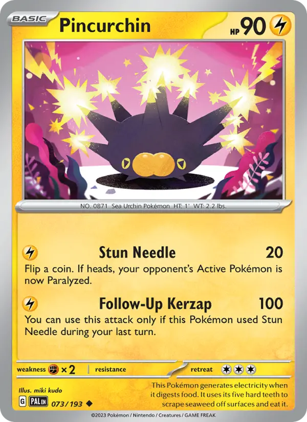 Pincurchin — Paldea Evolved card #073