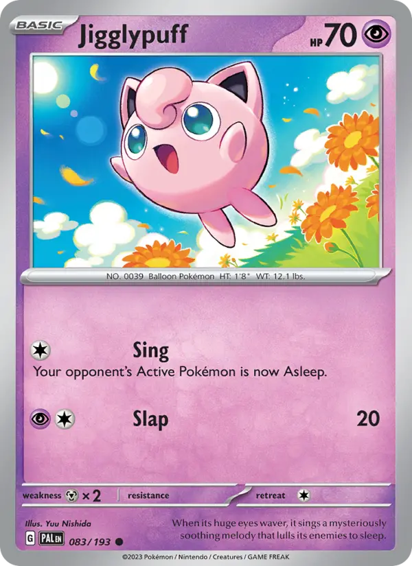 Jigglypuff — Paldea Evolved card #083