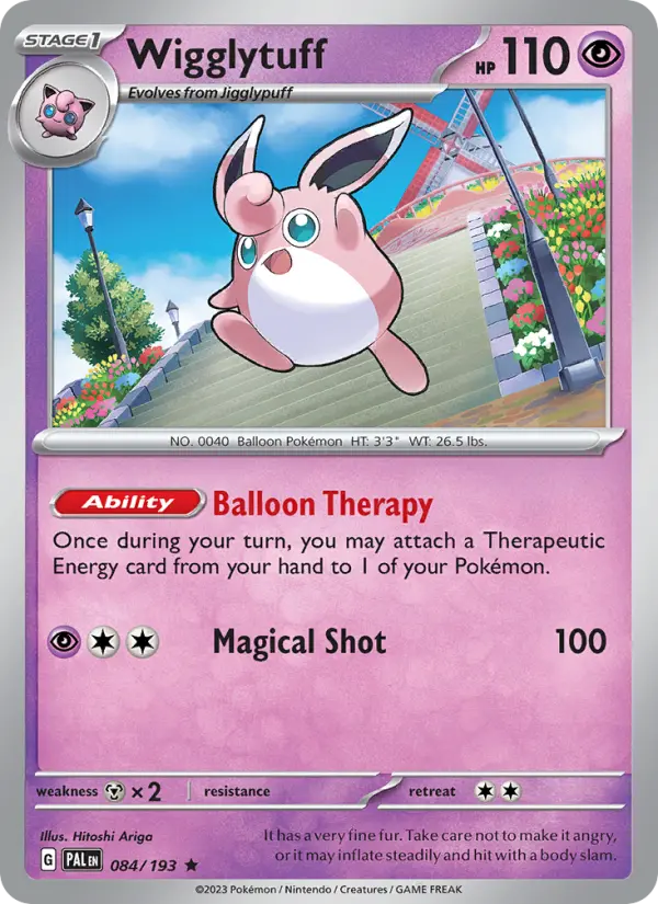Wigglytuff — Paldea Evolved card #084