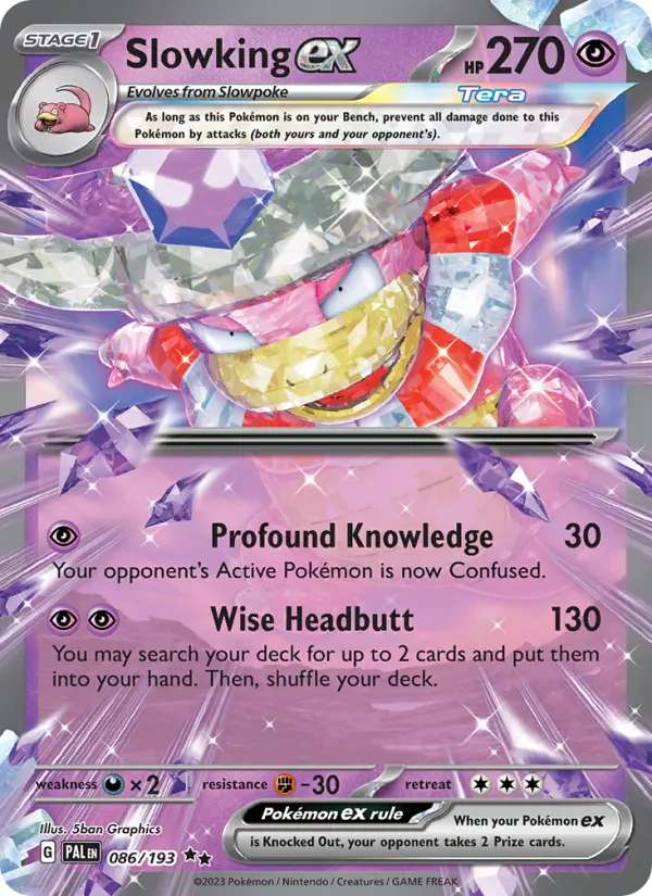 Slowking ex — Paldea Evolved card #086